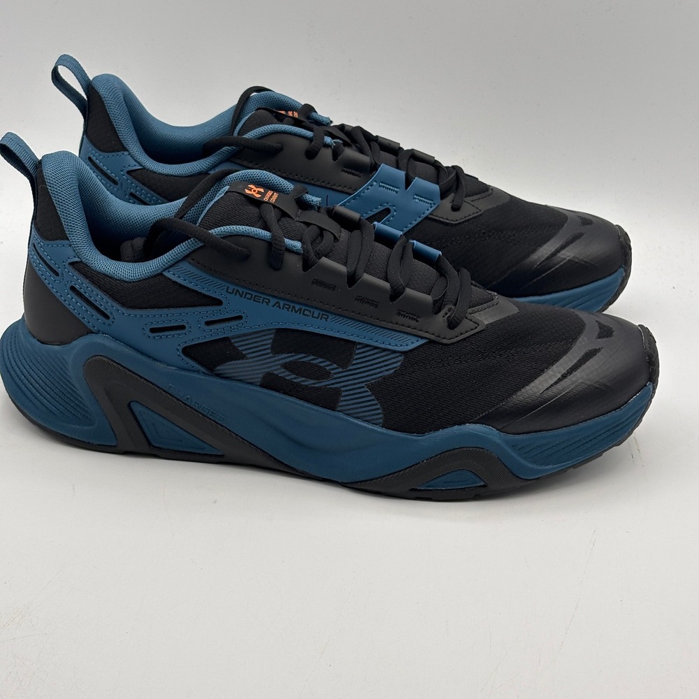 Under Armour Charged Commit TR 5 Shoes Men Size 11 Blue Black 3026606-402